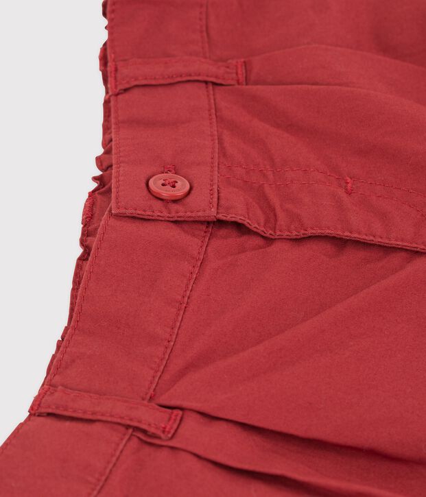 Pantalon en serge craquante b&eacute;b&eacute; marron