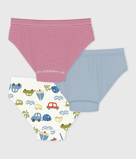 Lot de slips enfant en coton imprimé voitures variante 1