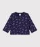 Cardigan b&eacute;b&eacute; en coton imprim&eacute; &agrave; fleurs bleu/multicouleur