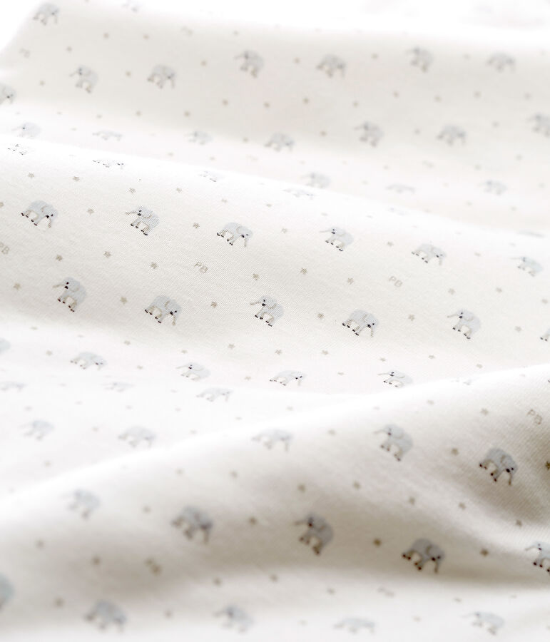 Gigoteuse b&eacute;b&eacute; mixte imprim&eacute;e blanc/multicouleur