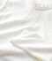 Katoenen meisjes t-shirt met lange mouwen wit MARSHMALLOW