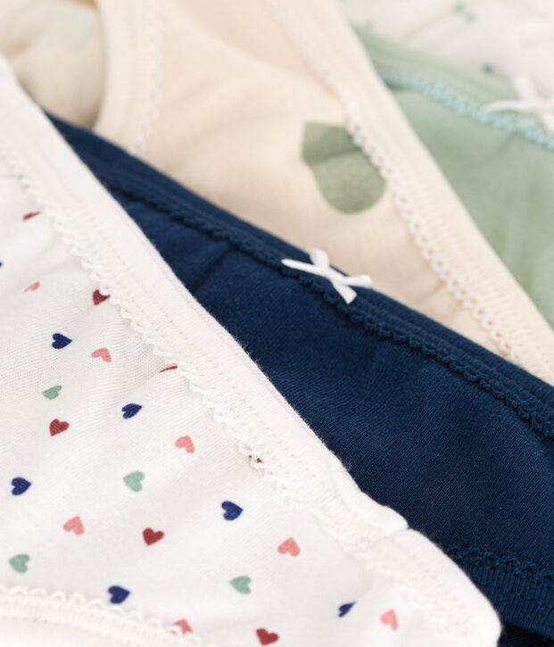 Set van 5 katoenen slipjes voor kinderen multicouleur