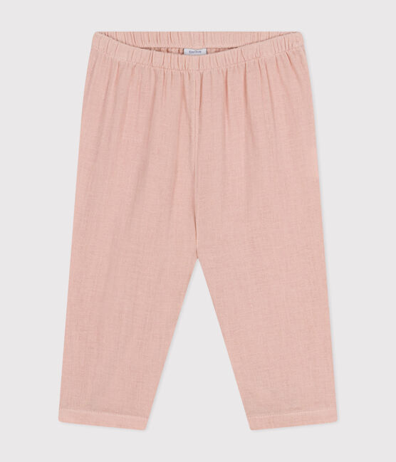 Babybroek van luchtig katoen roze SALINE