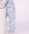 Pyjama b&eacute;b&eacute; en coton avec col, imprim&eacute; c&oelig;urs blanc/multicouleur