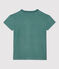 T-shirt manches courtes enfant fille/garçon vert BRUT