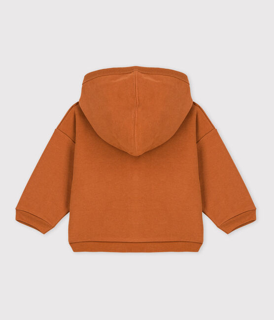 Sweatshirt à capuche bébé marron ECUREUIL