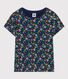 T-shirt van lichte jersey met print voor meisjes