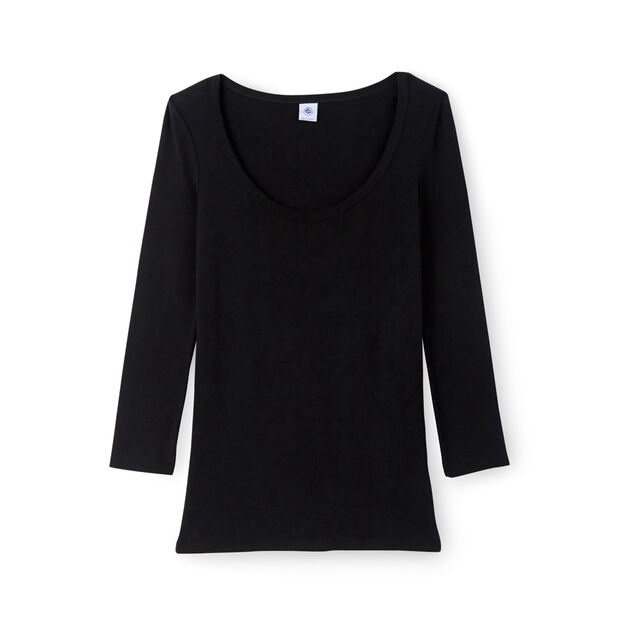 Tee shirt iconique femme noir Noir