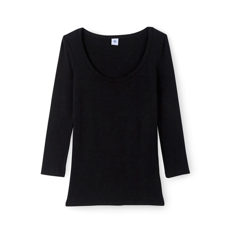 Tee shirt iconique femme noir Noir