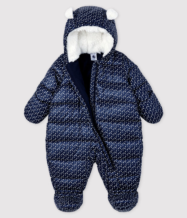 Combipilote b&eacute;b&eacute; fille/gar&ccedil;on bleu/blanc