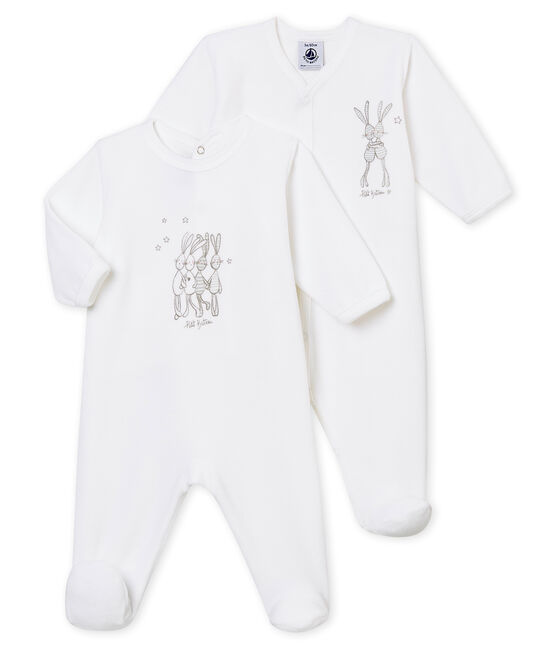 Set van 2 uniseks babypyjama's variante 1