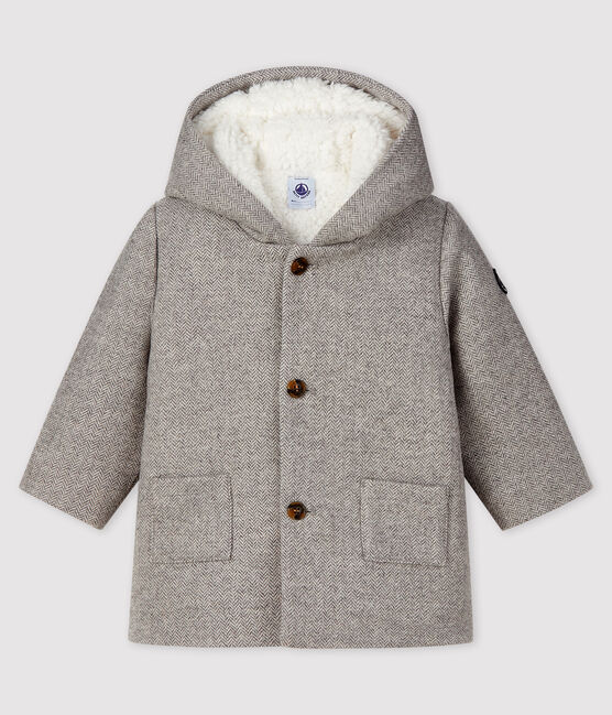 Manteau Bebe Garcon En Laine Gris Chine Petit Bateau Manteau Bebe Garcon En Laine Gris Chine Petit Bateau