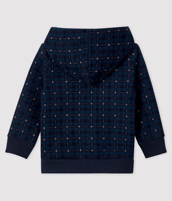 Sweatshirt à capuche bébé garçon bleu SHADOW/écru MULTICO