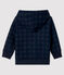 Sweatshirt à capuche bébé garçon bleu SHADOW/écru MULTICO