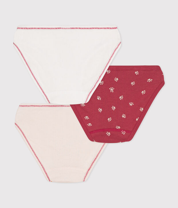 3-pack katoenen meisjesslip multicouleur