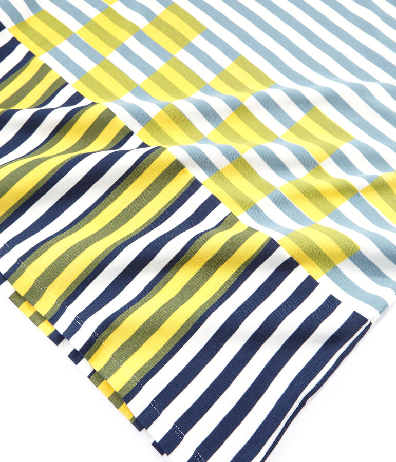 Gemengd grafisch t-shirt met korte mouwen wit/multicouleur