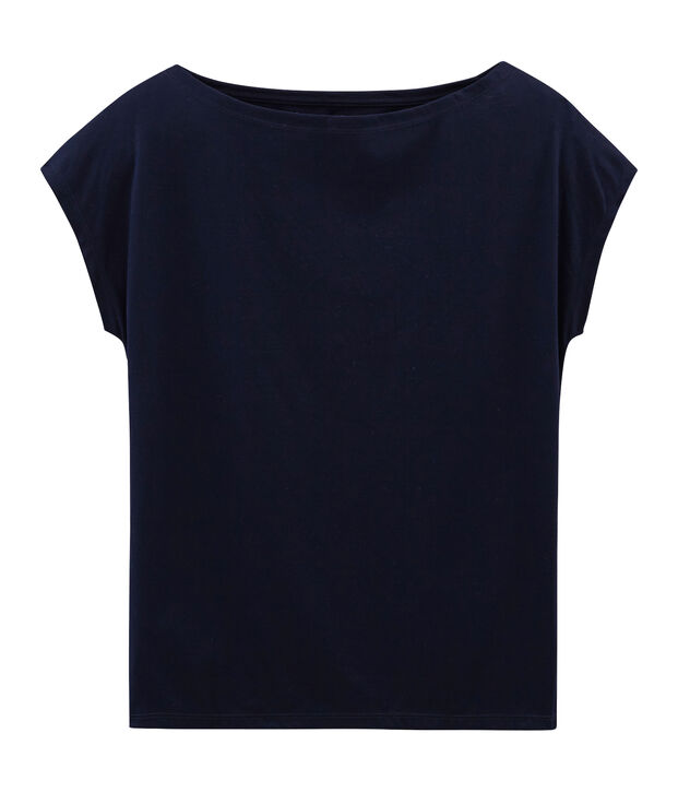Sea Island T-shirt met korte mouwen vrouwen blauw
