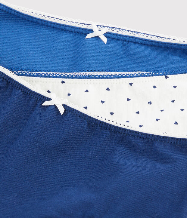 Lot de 3 shorties mini coeurs petite fille multicouleur