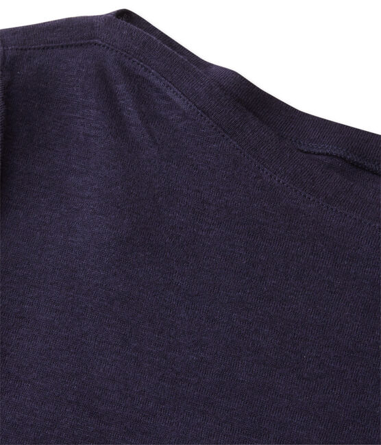 Robe femme en lin bleu SMOKING