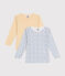 Lot de 2 tee-shirts à manches longues fusées en coton enfant variante 1