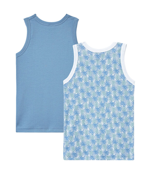 Set van 2 jongenshemdjes wit