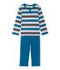 Pyjama garçon en jersey rayé