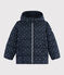 Donsjack kinderen blauw SMOKING/ ARGENT