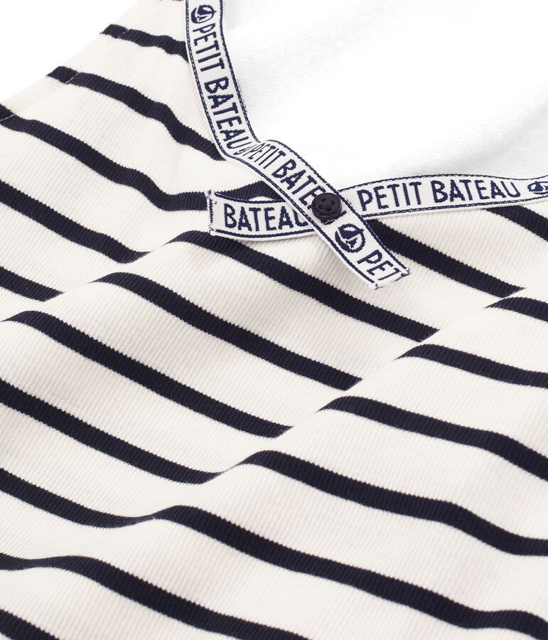 D&eacute;bardeur femme blanc MARSHMALLOW/bleu SMOKING