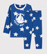 Pyjama à étoiles mixte en molleton