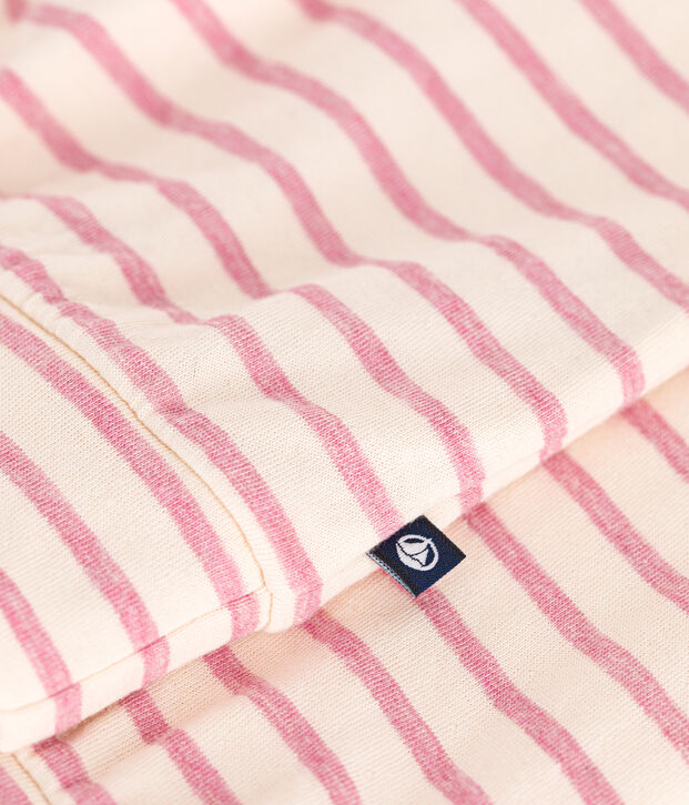 Sweatshirt van tubic voor meisjes ecru/roze