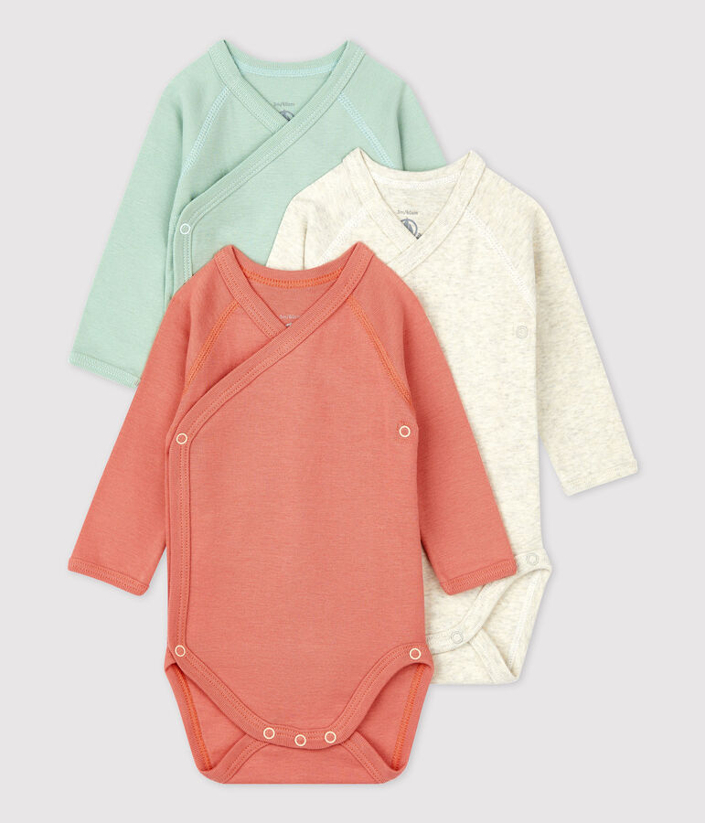 Set van 3 babybody's in biokatoen variante 1