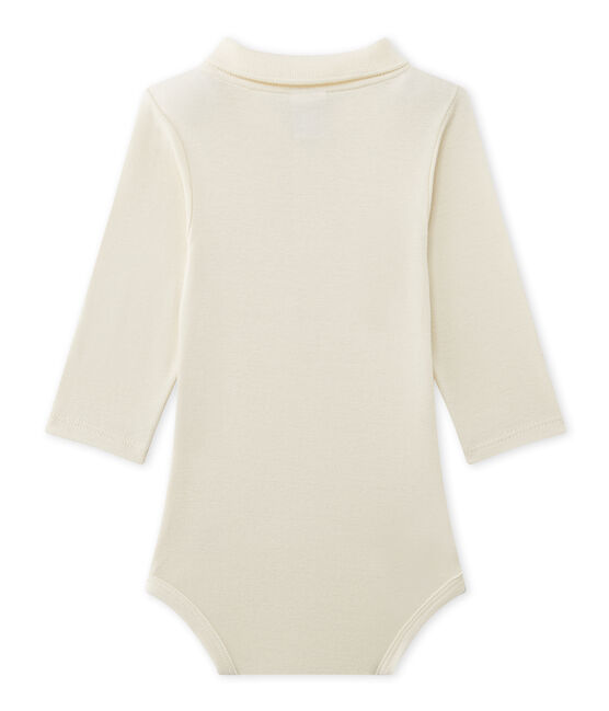 Body bébé garçon à col beige COQUILLE