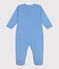 Katoenen babypyjama met streepjes DELPHINIUM/ MARSHMALLOW