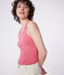 Débardeur Femme l'Iconique en coton uni rose PEONIA