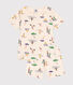 Korte kinderpyjama van katoen met multisportprint