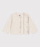 Cardigan bébé uni en jersey épais beige MONTELIMAR CHINE