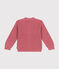 Cardigan voor meisjes in katoen roze ROSEWOOD