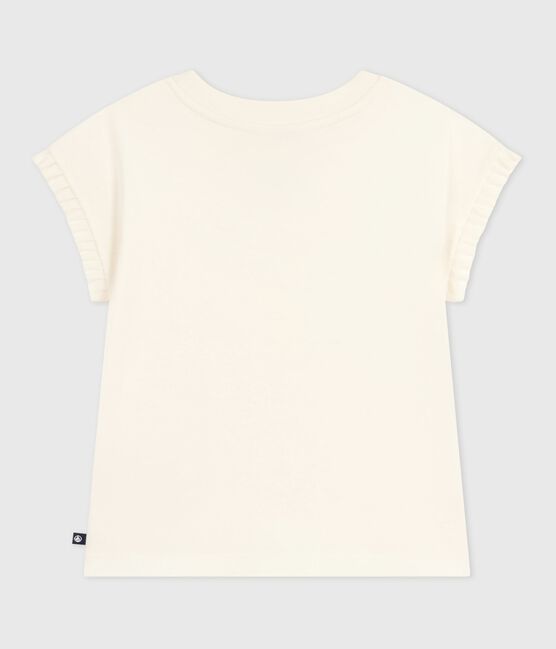 Tee-shirt enfant à manches courtes imprimé écru MILK