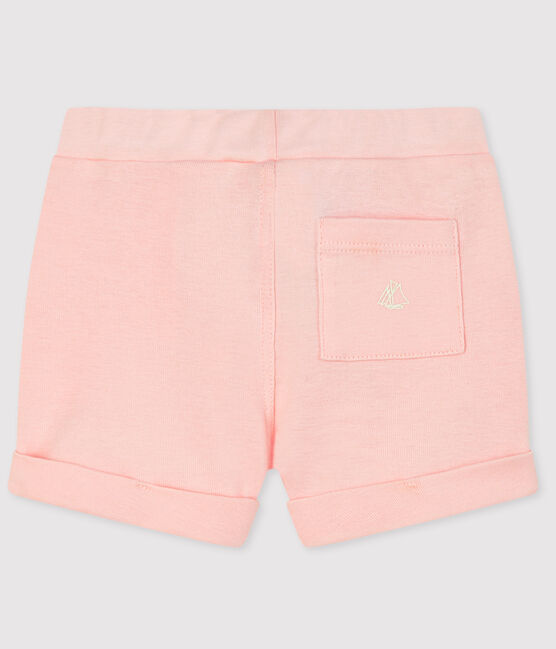 Short bébé fille - garçon en maille rose MINOIS