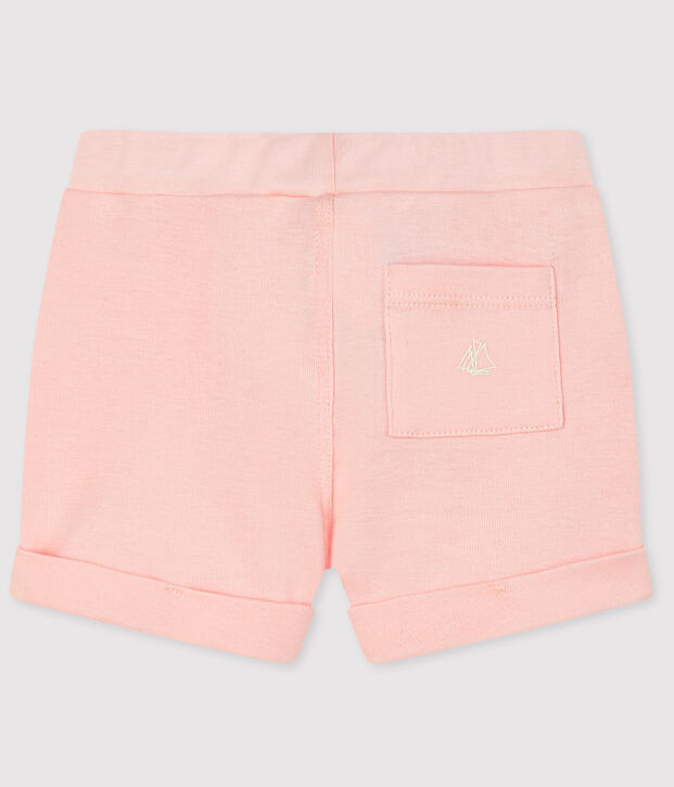 Short b&eacute;b&eacute; fille - gar&ccedil;on en maille rose