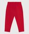 Pantalon bébé en coton uni rouge POMPEI