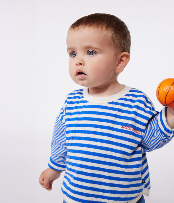 Katoenen T-shirt met lange mouwen en streepjes voor baby's PERSE/ AVALANCHE