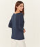 Dames-t-shirt met lange mouwen van linnen HADDOCK