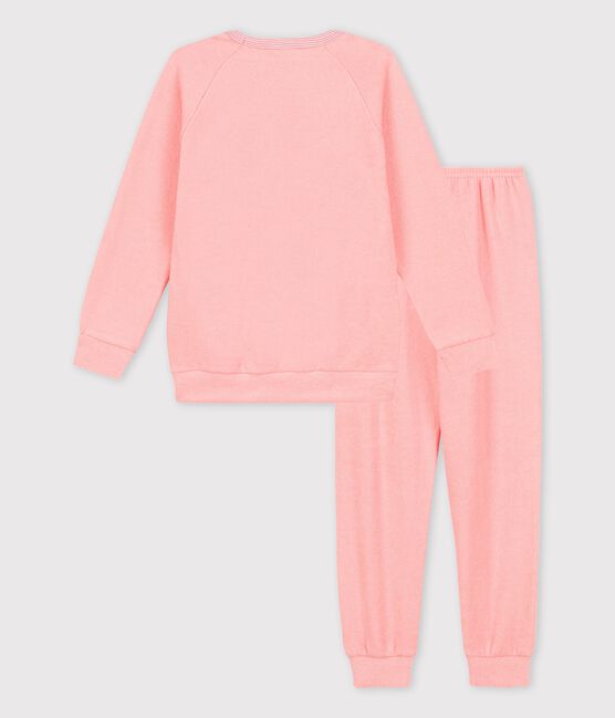 Pyjama in geruwde bouclébadstof ROSAKO