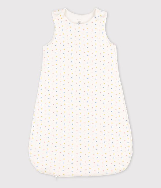 Gigoteuse bébé en coton biologique blanc MARSHMALLOW/blanc MULTICO