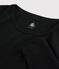 Dames t-shirt van wol en katoen zwart NOIR