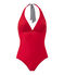 Maillot de bain 1 pièce femme rouge TERKUIT