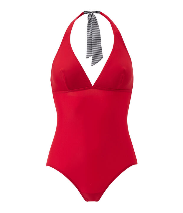 Maillot de bain 1 pi&egrave;ce femme rouge