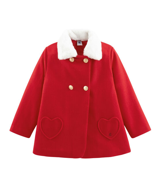 Kinder mantel rood FROUFROU