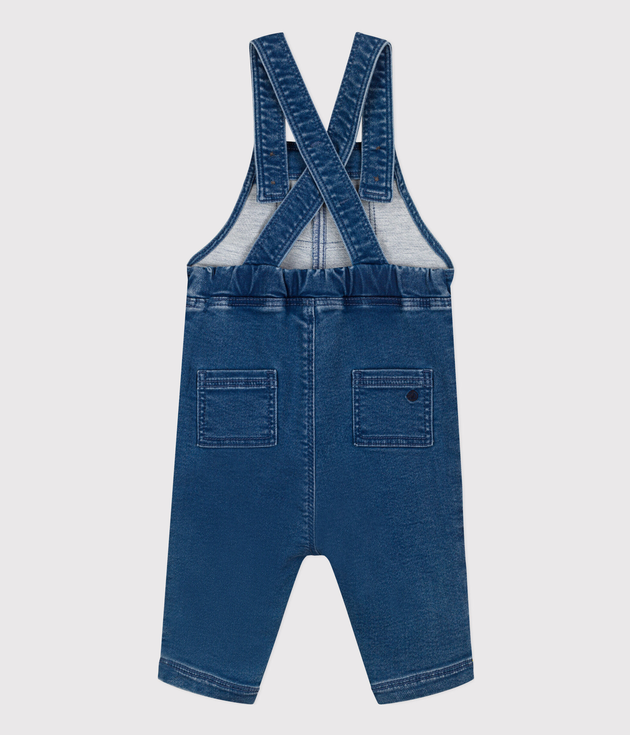 Lange tuinbroek van denim voor baby s A053601